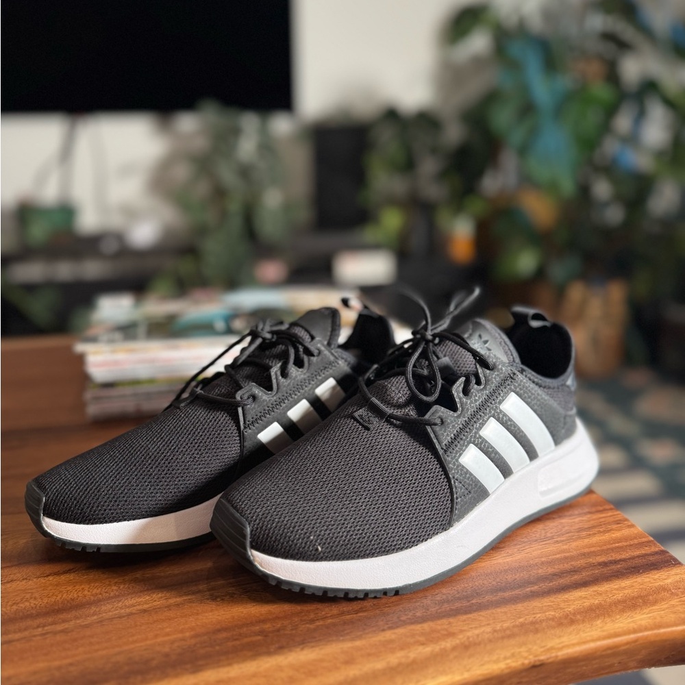 Adidas kids Black Running Shoes